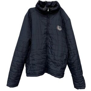 Gonzaga Bulldogs Puffer Jacket Navy Blue Full Zip Mens L